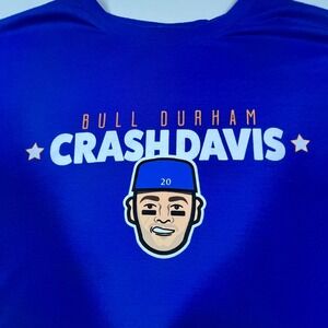 Bull Durham Crash Davis men's XL T Shirt‎ Durham Bulls C